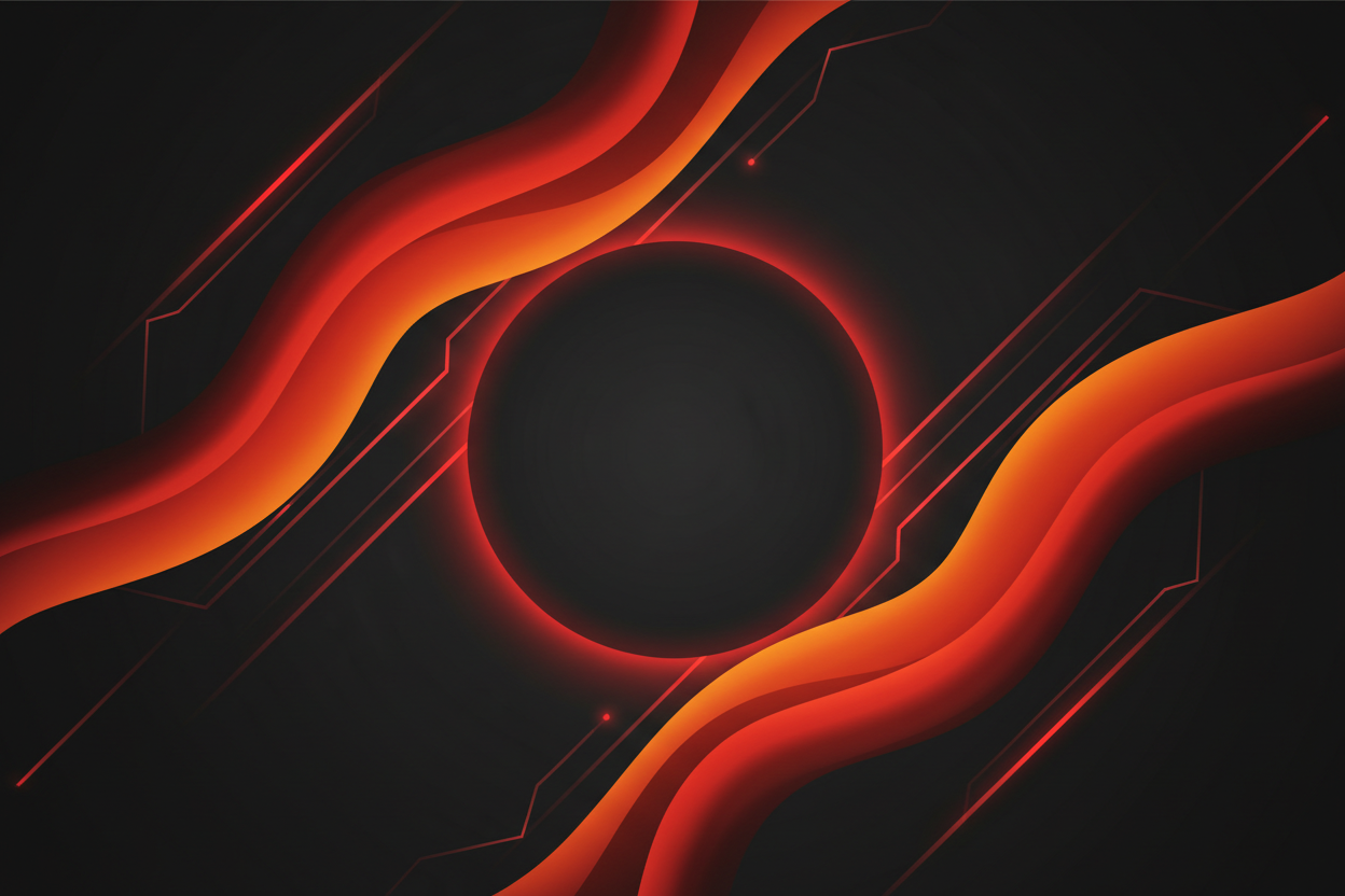 Liruki röd svart orange bakgrundsbild